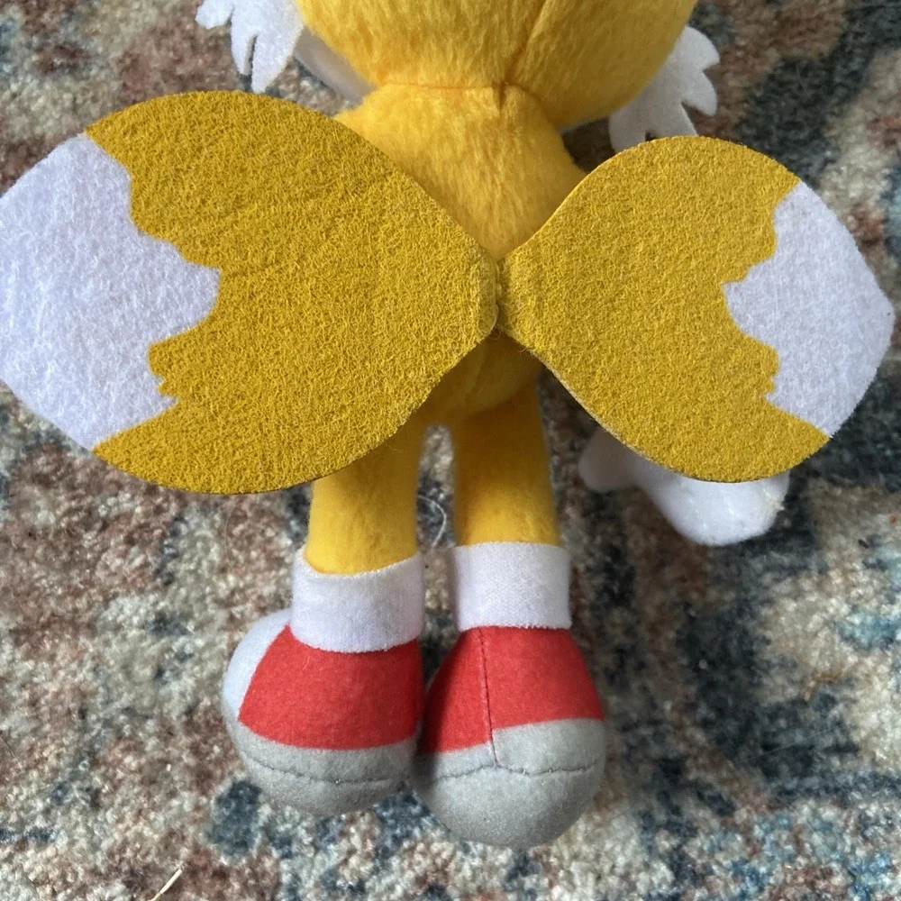 Sonic The Hedgehog Plush Figure Tails Keychain Clip Charm Pouch‎ Toy Mini